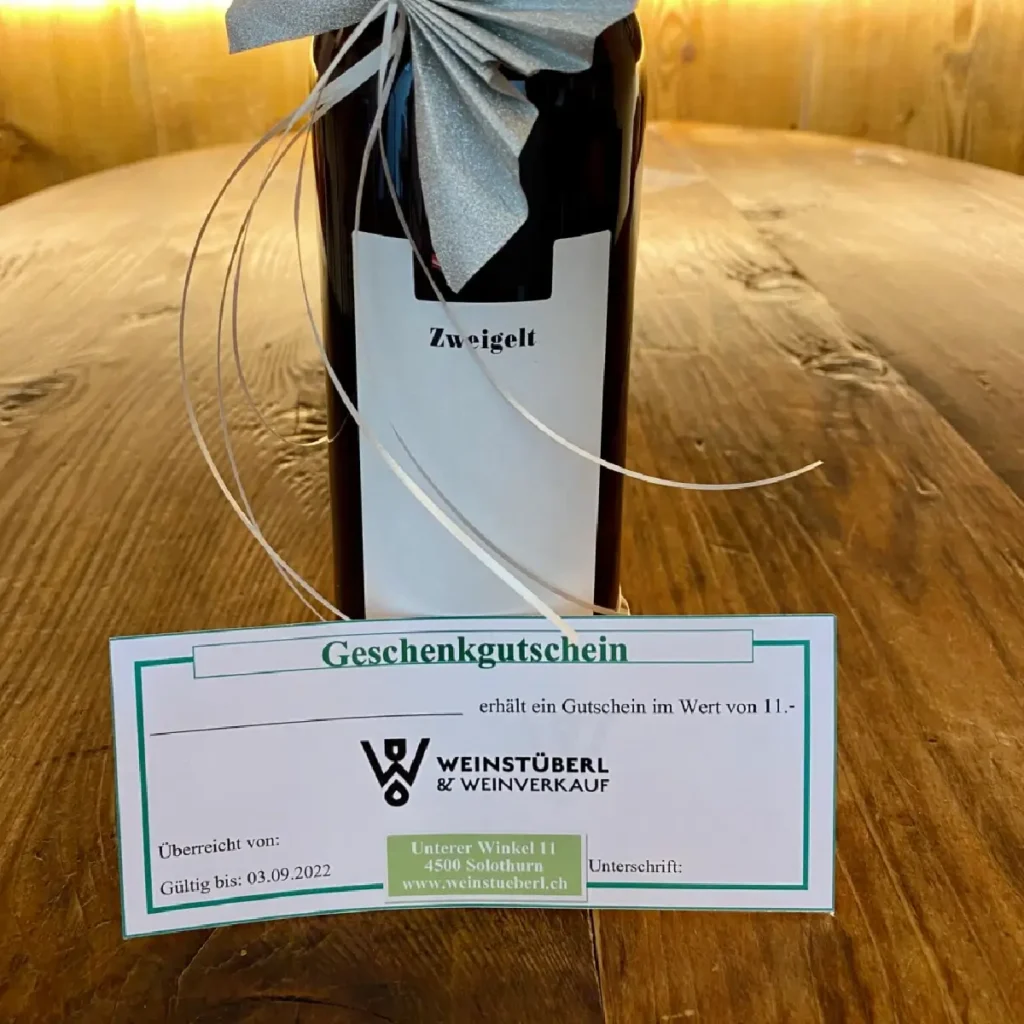 Geschenkgutschein vom Weinstüberl